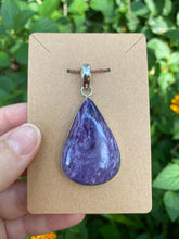 Load image into Gallery viewer, Sterling Silver Charoite Pendant
