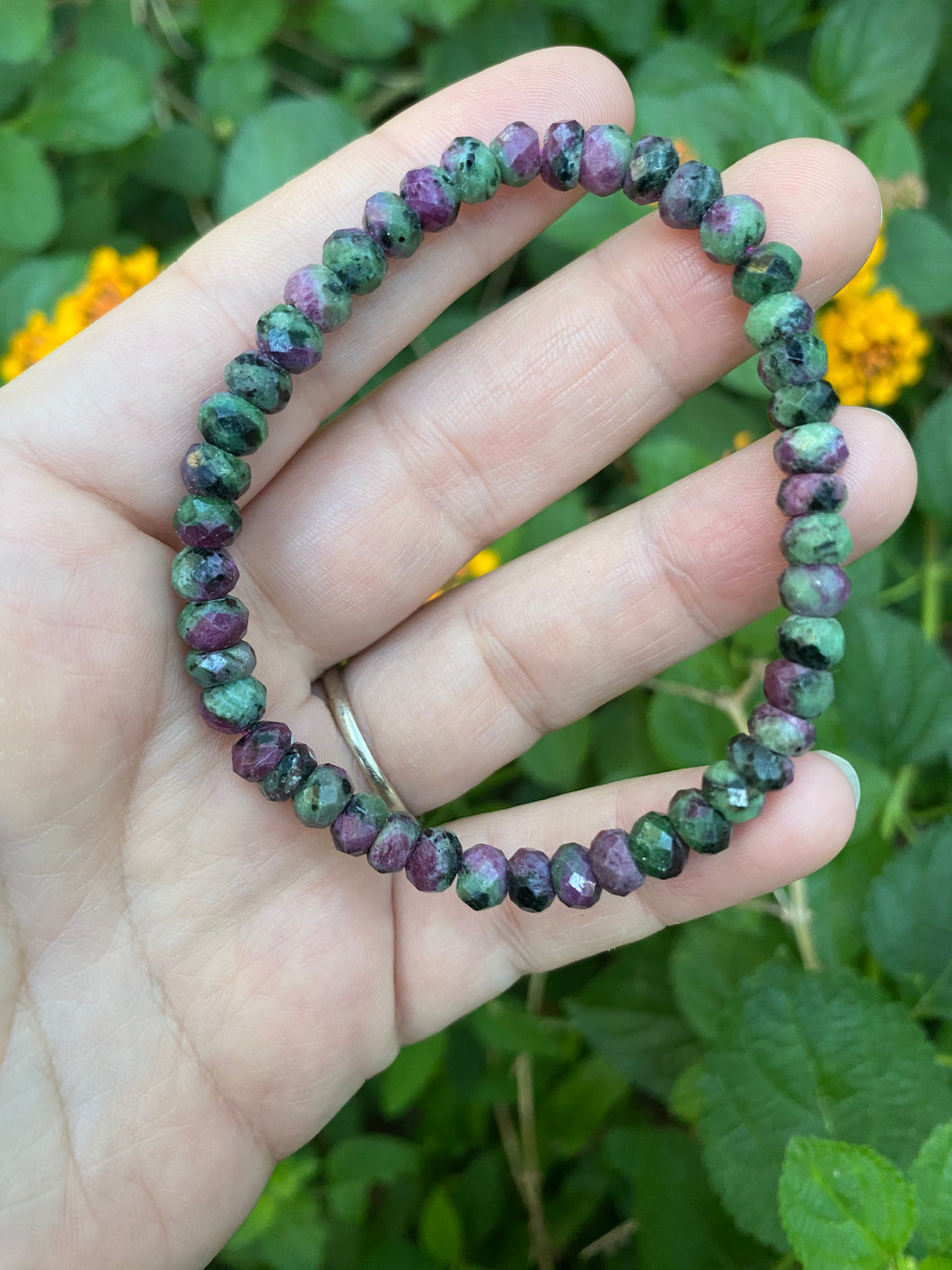 Ruby Zoisite Bracelet