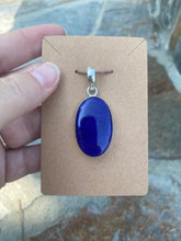 Load image into Gallery viewer, Lapis Lazuli Pendant .925 Sterling Silver
