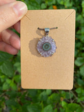 Load image into Gallery viewer, Sterling Silver Amethyst Stalactite Pendant
