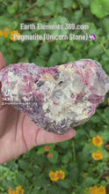 Load and play video in Gallery viewer, Pegmatite (Unicorn Stone) Raw Freeform
