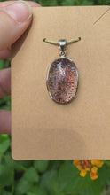 Load and play video in Gallery viewer, Sterling Silver Harlequin Quartz Pendant
