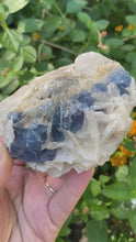 Load and play video in Gallery viewer, Blue Fluorite With Barite
