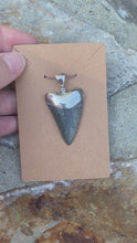 Load and play video in Gallery viewer, Megladon Tooth Pendant .925 Sterling Silver
