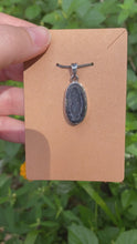 Load and play video in Gallery viewer, Sterling Silver Druzy Pendant
