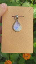 Load and play video in Gallery viewer, Sterling Silver Moonstone Pendant
