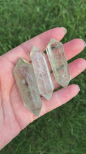 Load and play video in Gallery viewer, Prasiolite Quartz Double Points
