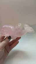 Load and play video in Gallery viewer, Rose Quartz Whale
