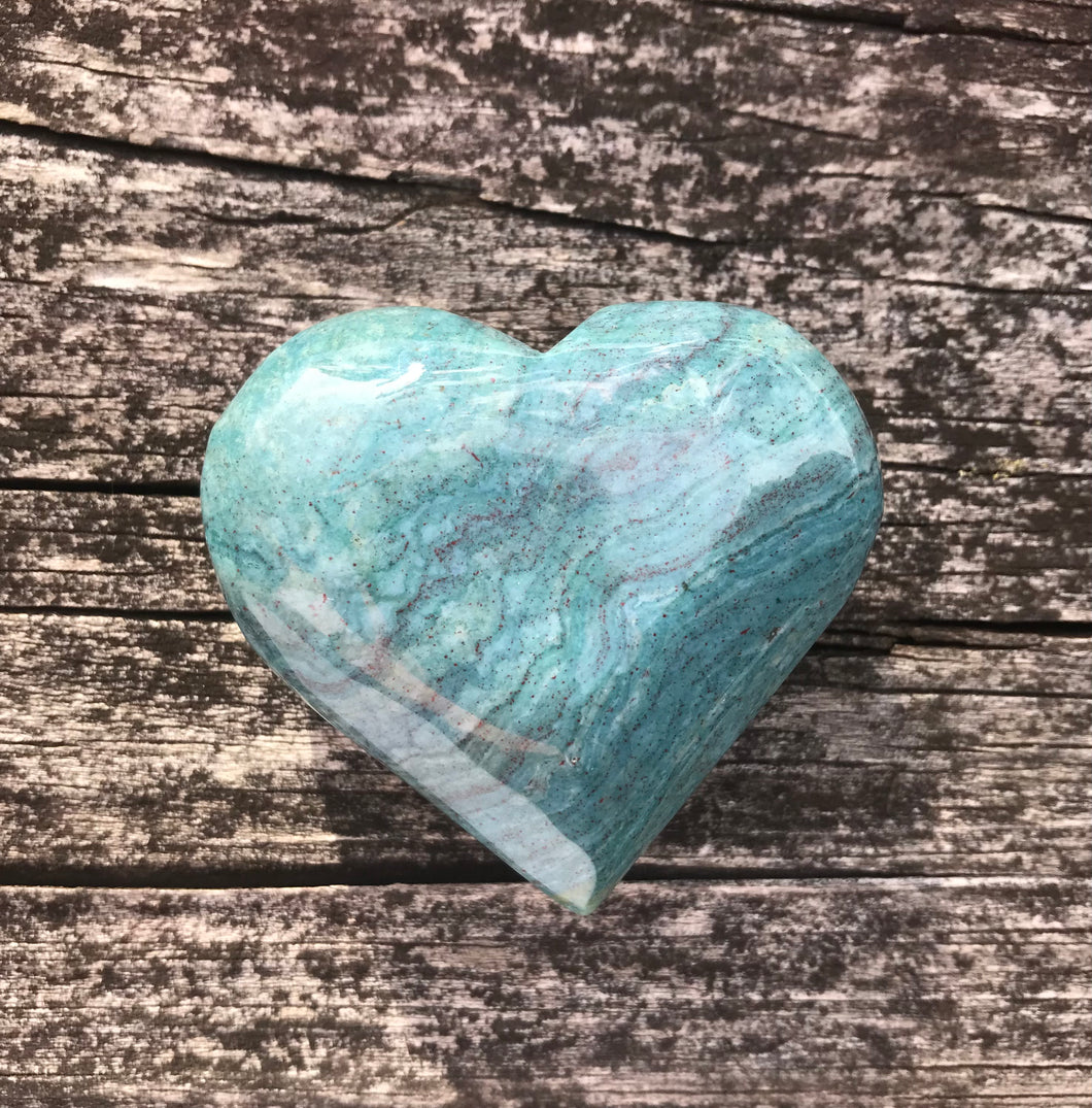 Ocean Jasper Heart