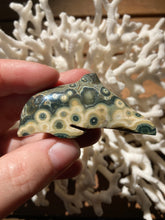 Load image into Gallery viewer, 8th Vein Ocean Jasper Dolphin
