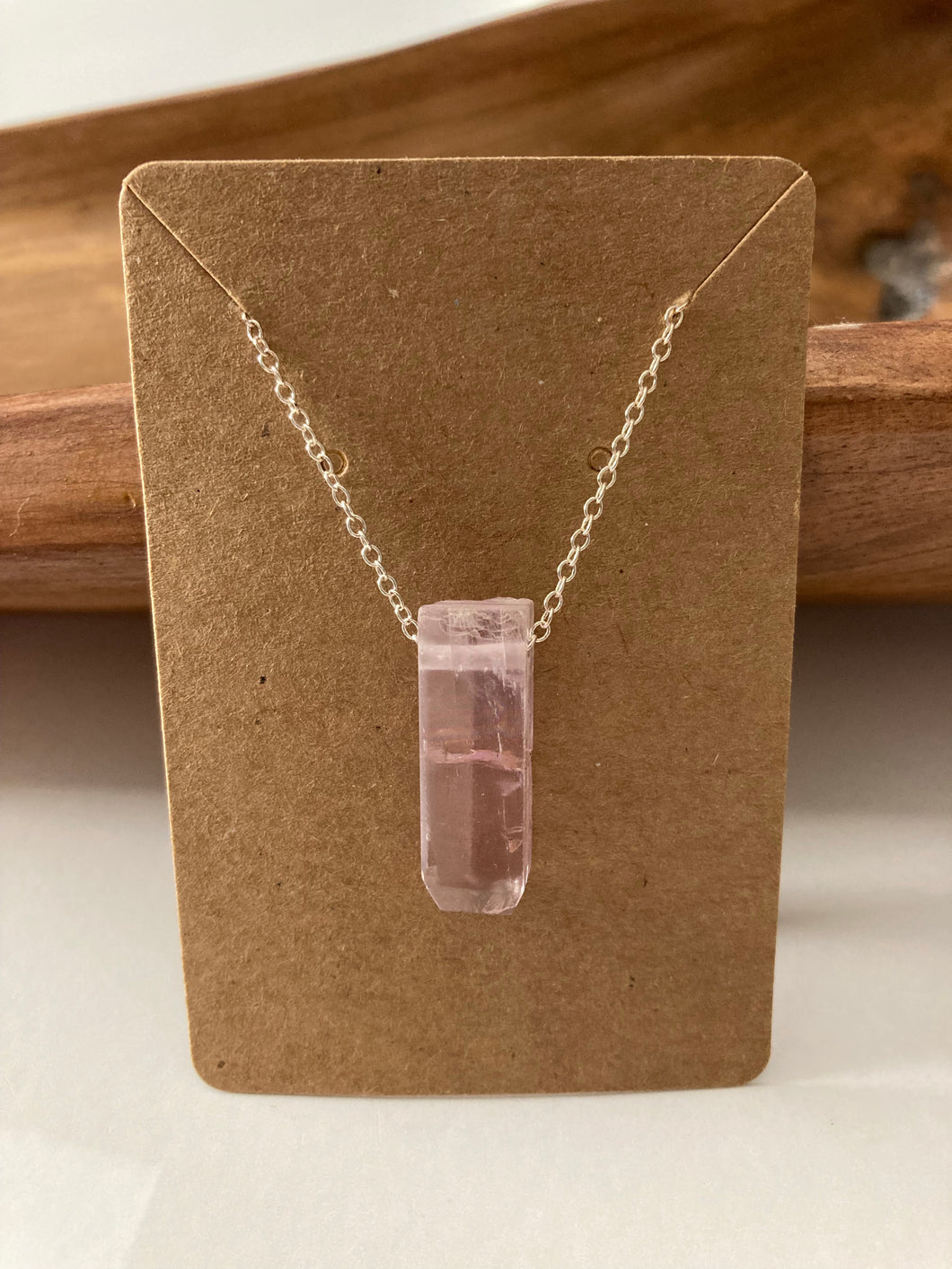 Sterling Silver Kunzite Necklace & Pendant