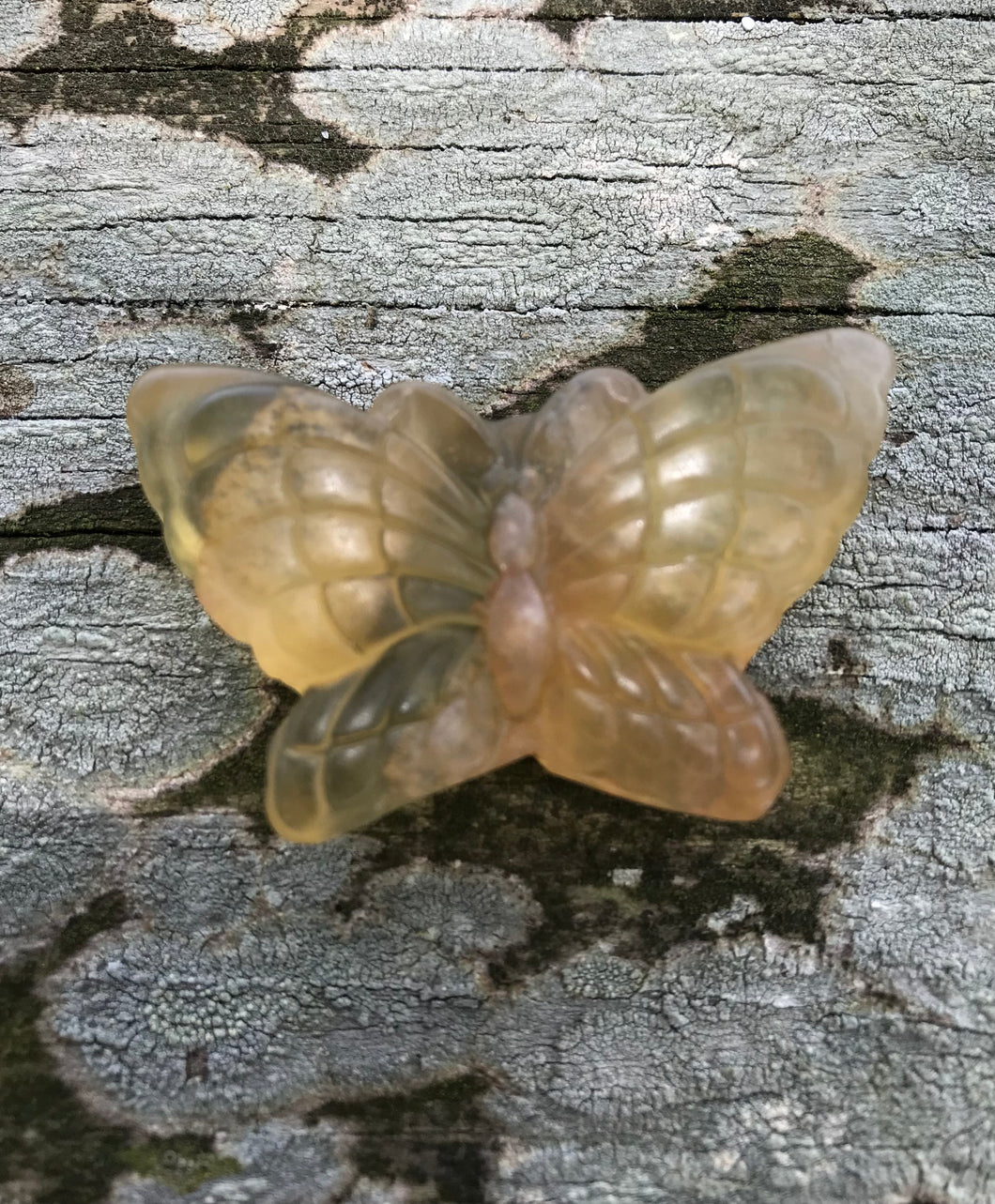 Fluorite Butterfly Carving