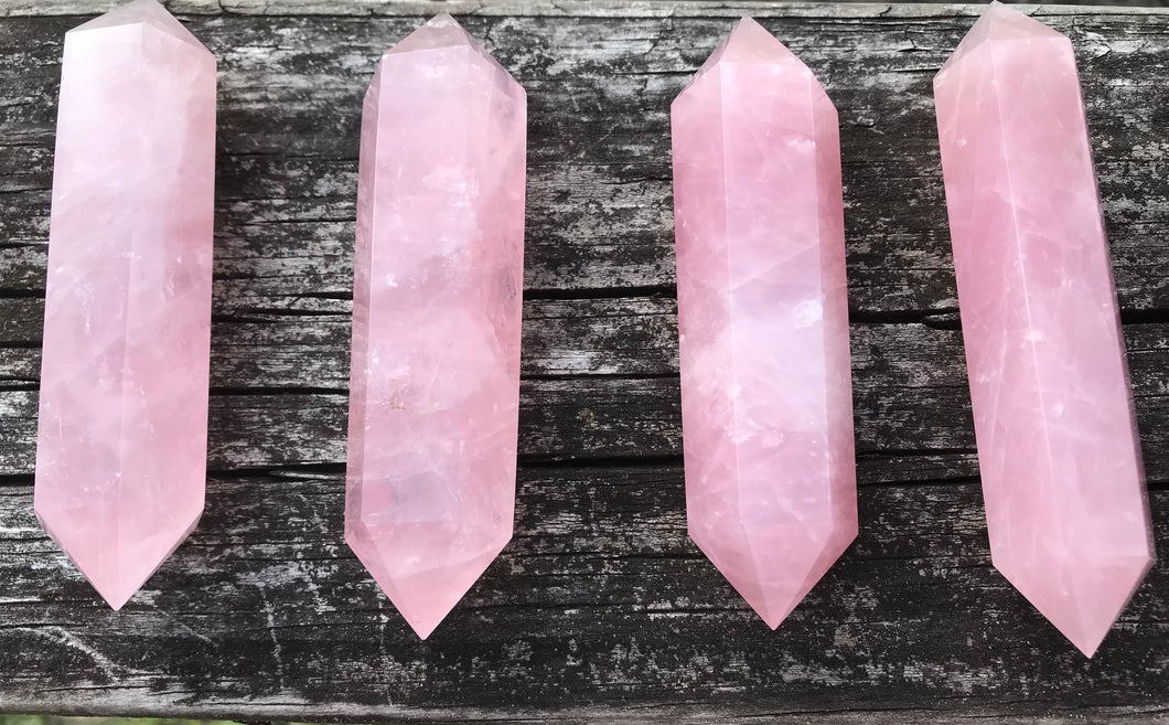 Rose Quartz Double Points High Quality