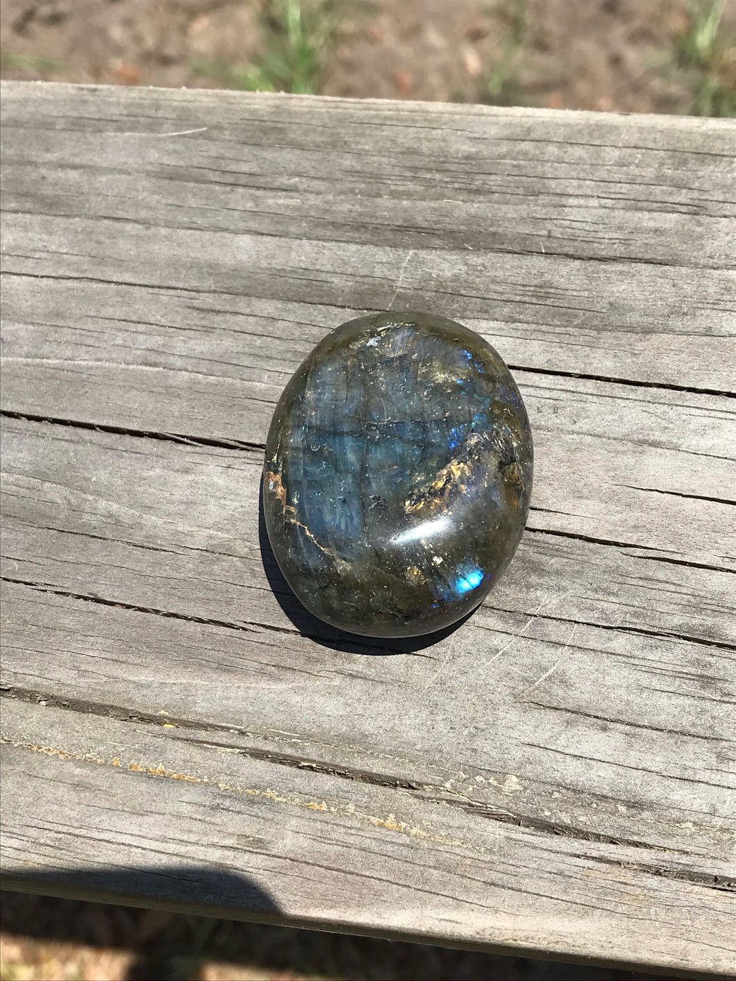 Labradorite Palm Stone