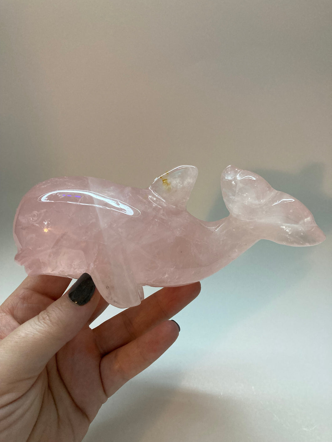 Rose Quartz Whale