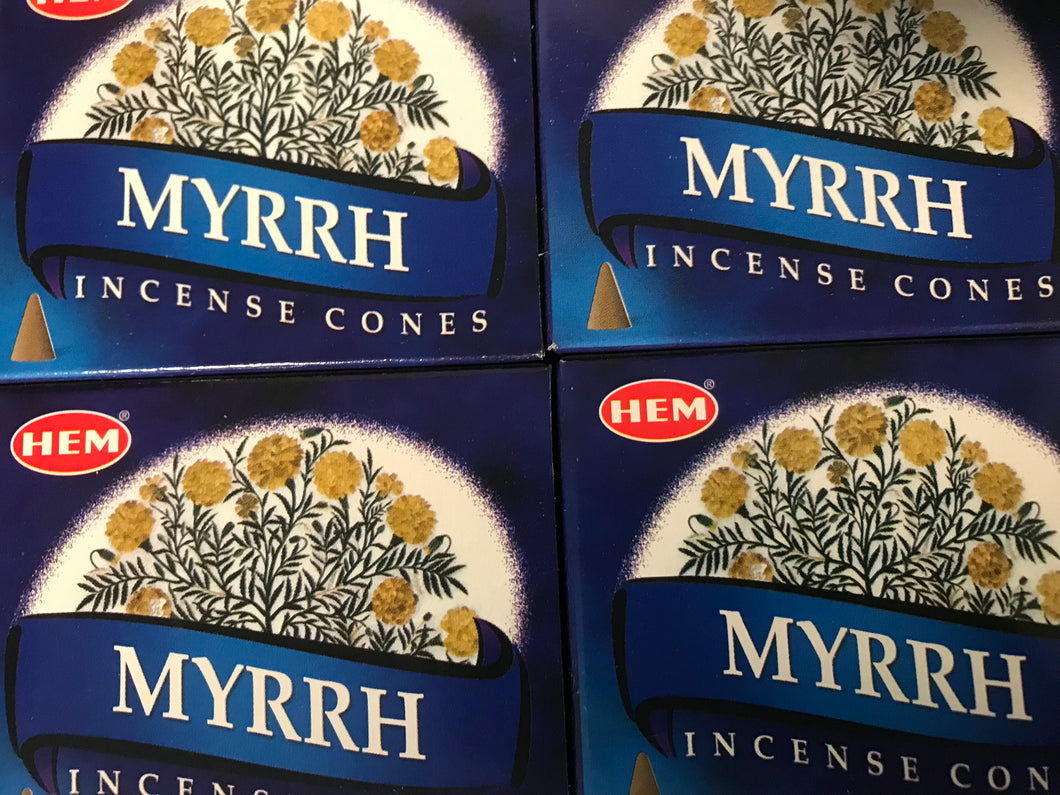 Myrrh Incense Cones