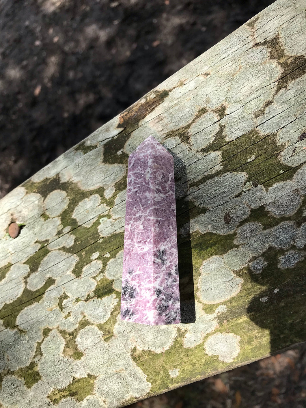 Lepidolite Point