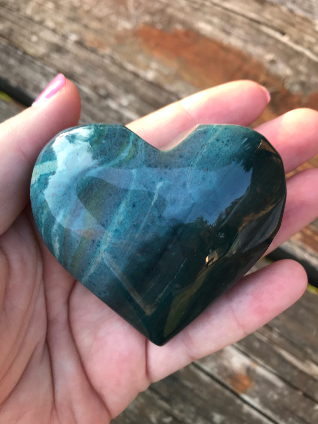 Ocean Jasper Heart