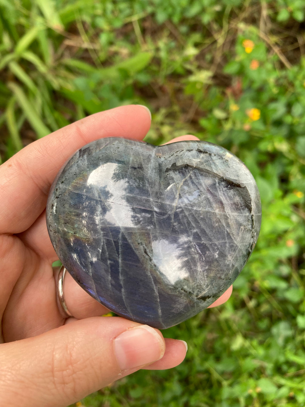 Labradorite Heart High Quality