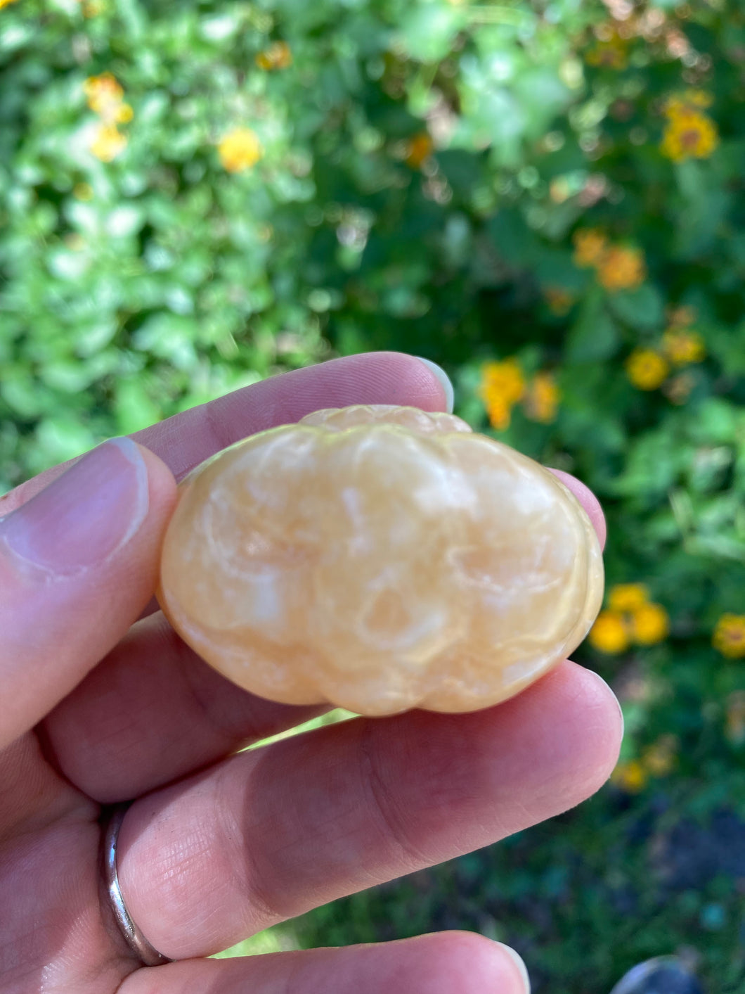 Orange Calcite Pumpkin