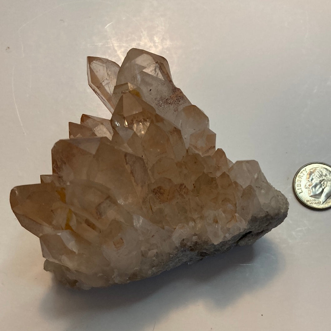 Tangerine Quartz Cluster