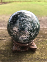 Load image into Gallery viewer, Moss Agate Sphere
