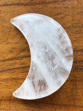 Load image into Gallery viewer, Clear Quartz Crescent Moon
