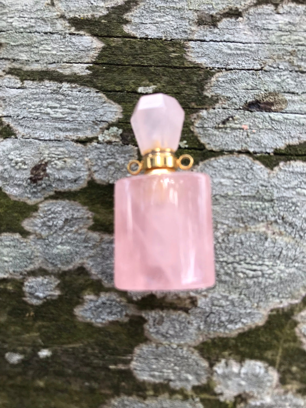 Rose Quartz Mini Perfume Bottle