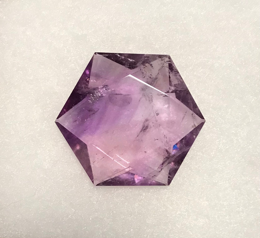 Amethyst Hexagon Cut