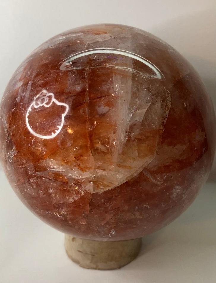 Hematoid Quartz Sphere