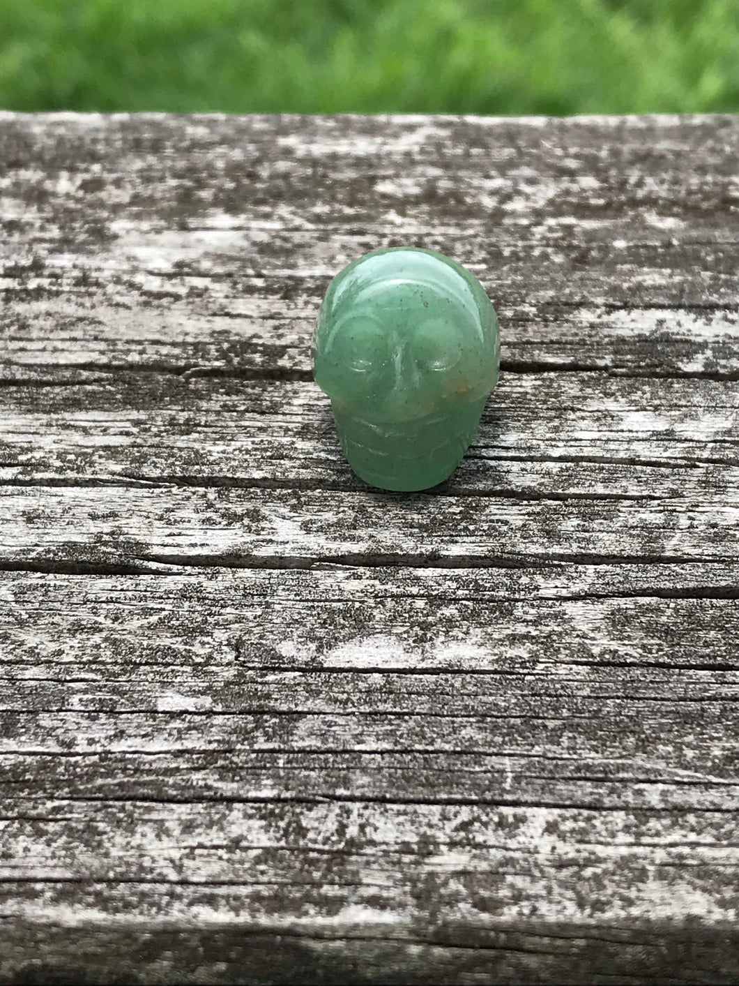 Green Aventurine Mini Skull