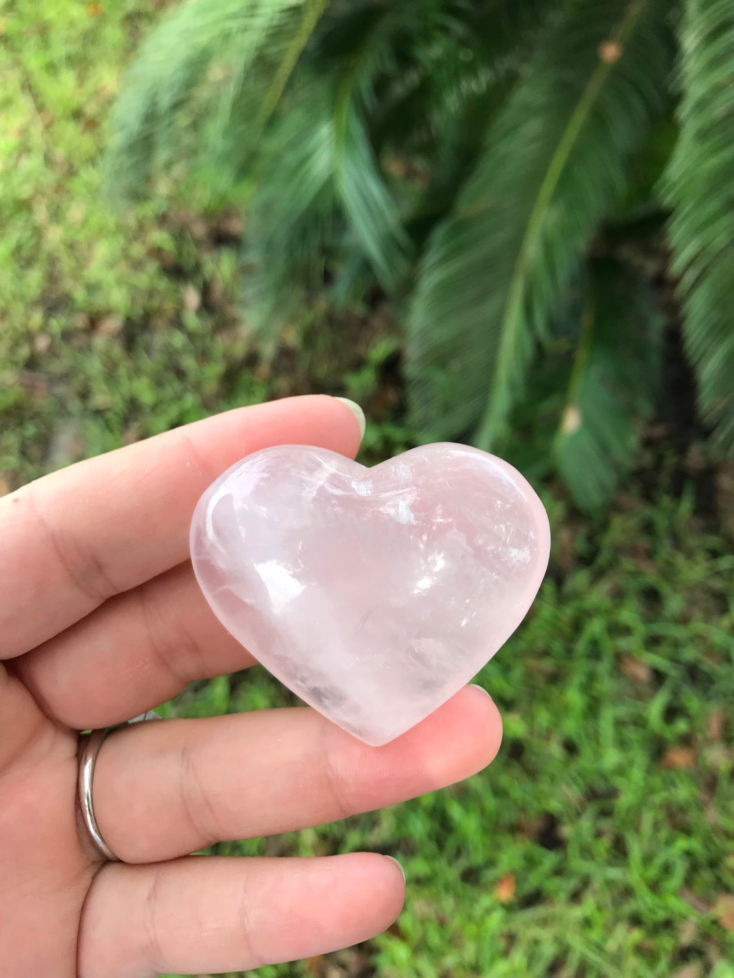 Rose Quartz Heart