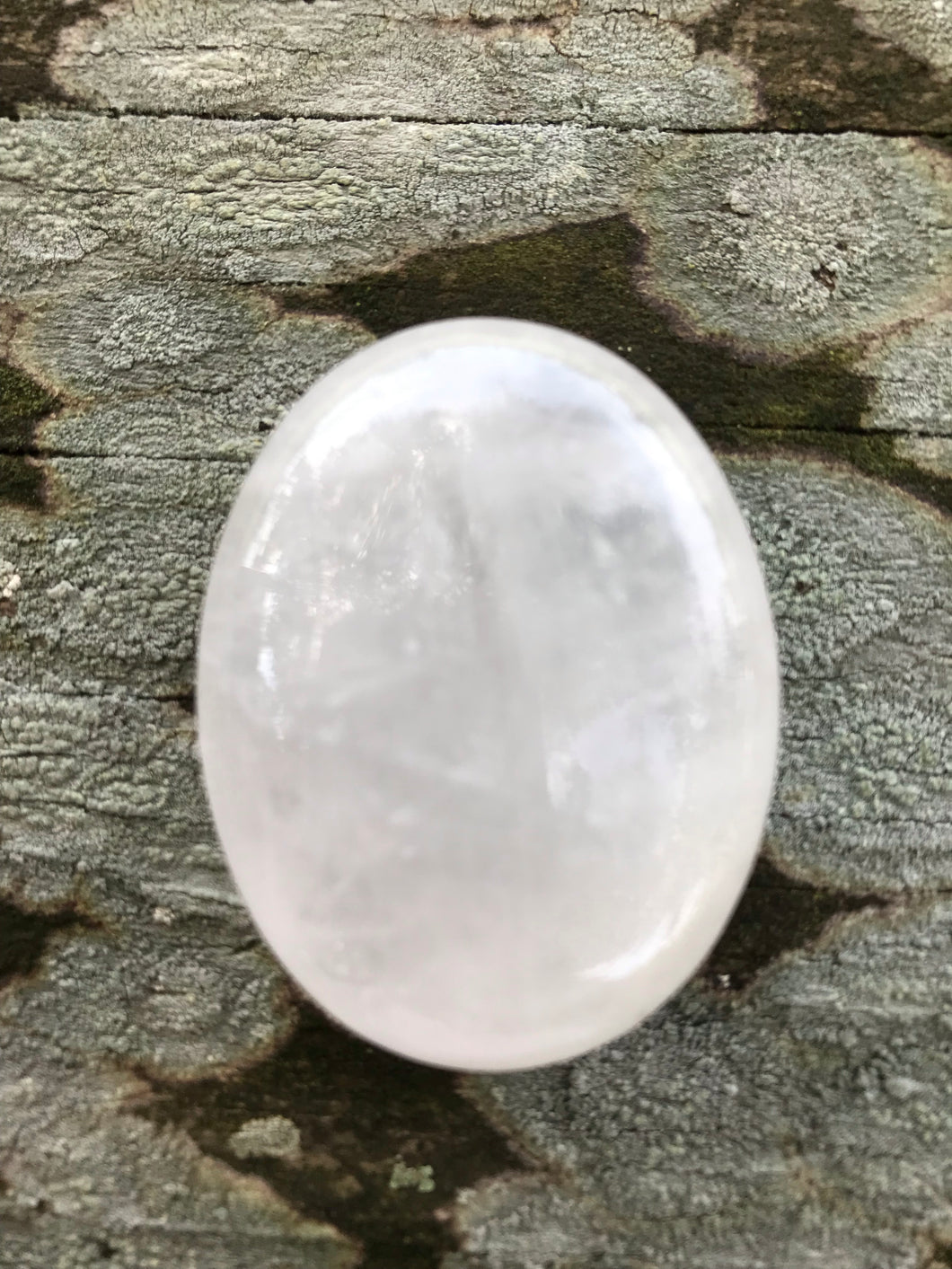 Clear Quartz Palm Stone