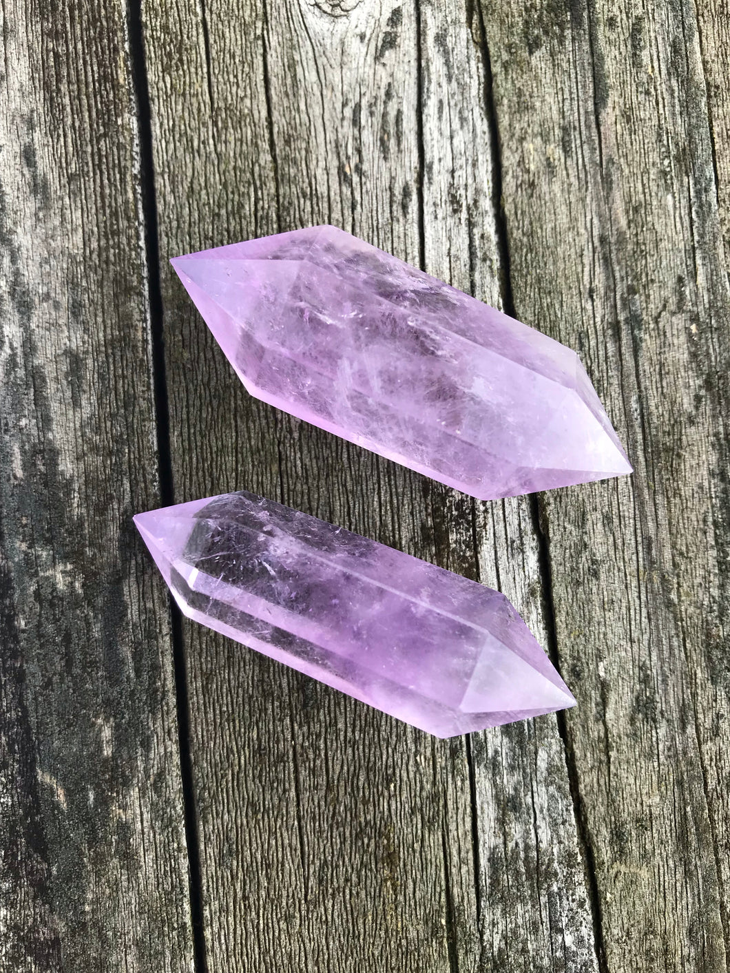 Amethyst Double Points