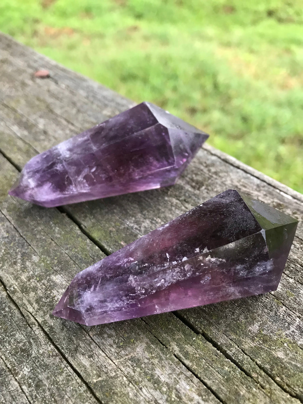 Amethyst Double Points