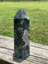 Load image into Gallery viewer, Moss Agate Tower
