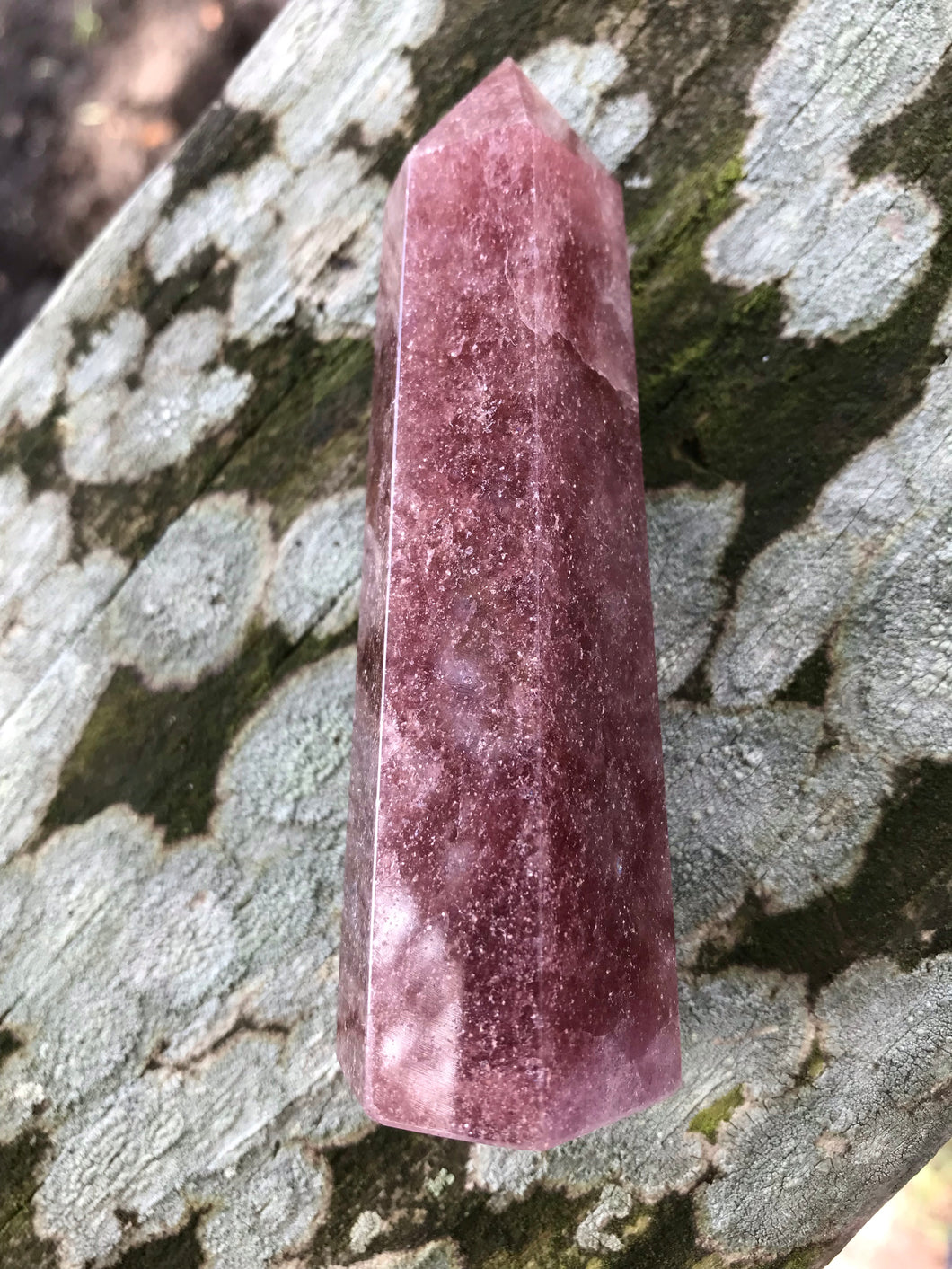 Strawberry Quartz Point