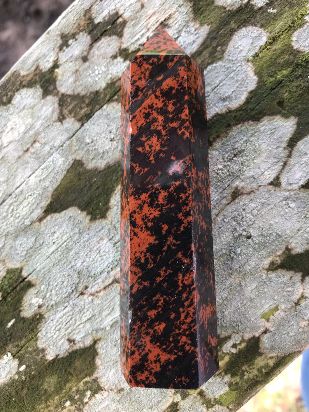 Mahogany Obsidian Point