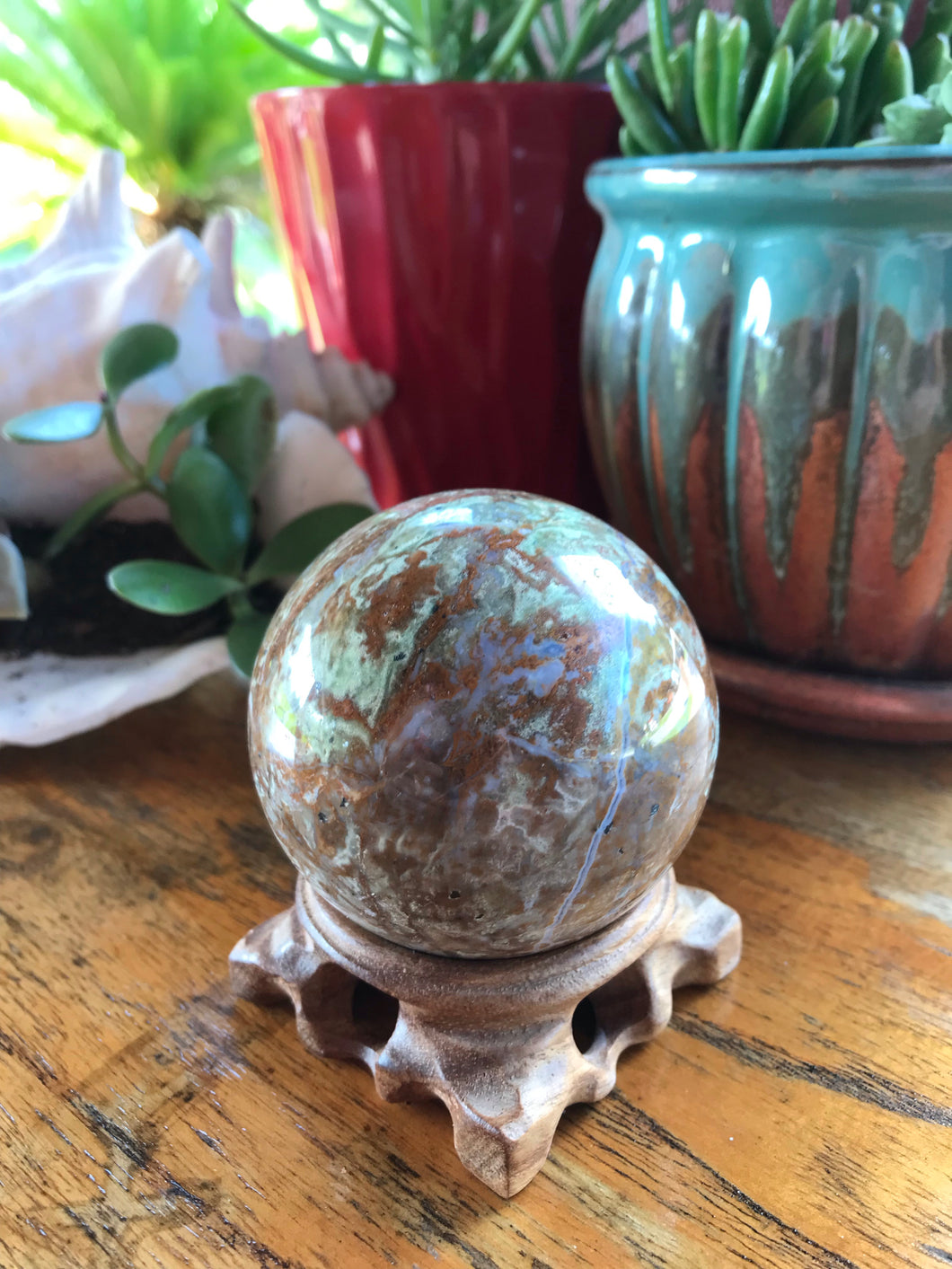 Ocean Jasper Sphere